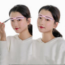 Reusable Makeup Tools Eyebrow Shaper Kit Grooming Thrush Card Eyebrow Stencil