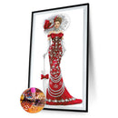 Spot Drill Craft 5D Diamond Painting Dress Lady Rhinestone Mosaic Home Decor