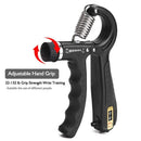 Strength Finger Power Exerciser Count Adjustable Hand Grip Hand Gripper
