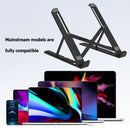 Foldable Laptop Stand Notebook Adjustable Riser Cooling Bracket (Black) Newly