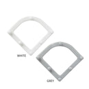 Triangle Drainage Rack Kitchen Leftovers Filter Hanging Net (White)