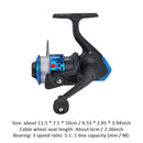 Spinning Reel 5.1/1 Gear Ratio Non-Brief Handle Spool Wire Cup Carp Fishing Reels