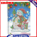 DIY Snowman Special Shaped Diamond Painting 50 Pages A5 Notebook Office Notepad