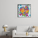 Partial Special Shape Drill Diamond Painting Heart Rhinestone Draw (UP149) Newly