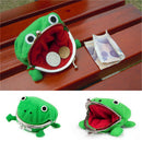 Flannel Coin Holder Mini Storage Bag Anime Cartoon Frog Coin Purse Frog Wallet