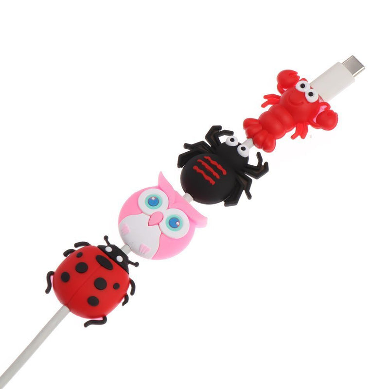 Earphone Data Line Cover Silicone Case Cable Protectors Wire Cord Protector