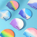 Comfortable Elastic Silicone Flexible Durable Pool Bathing Hats Swimming Cap