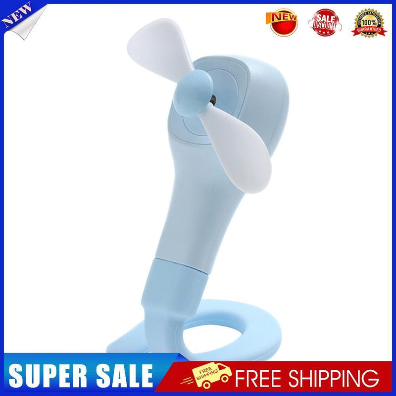Mini Wearable Wrist Fan Rechargeable Battery Operated Personal Fan (Blue)