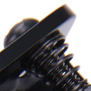 Hardtail Bridge Top Load 65mm Electric Guitar Bridge with 5 Screws (Black)