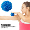 6.5cm Portable Trigger Point Sport Fitness Hand Foot Massage Ball (Blue) Newly