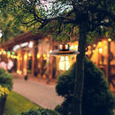 Metal Bronze LED Solar Lantern Pendant Waterproof Outdoor Decor Light (03) Newly
