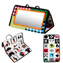 Tummy Time Floor Mirror Visually Inspire 0-3 Years Old Baby Mirror Newborn