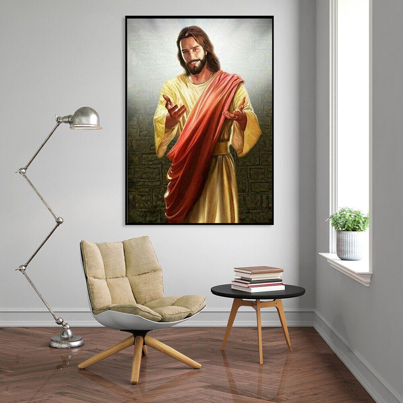 5D DIY Full Drill Diamond Painting Religion Cross Stitch Embroidery Mosaic Kit