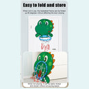 Baby Kids Basketball Hoops Set Indoor Basketball Backboard Toys (Dinosaur)
