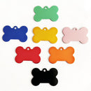 alloy Double Sided Identification Engraved ID Name Brand Bone Shape Pet Tag