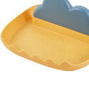 Silicone Utensil Rest with Drip Pad Cloud Rack with Pot Lid Holder (Blue) Newly