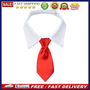 Cat Dog Collar Bow Tie Adjustable Cotton Pet Formal Necktie for Wedding Par