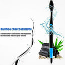 1Pc Double Ultra Soft Toothbrush Bamboo Charcoal Nano Care Dental Set J0S3
