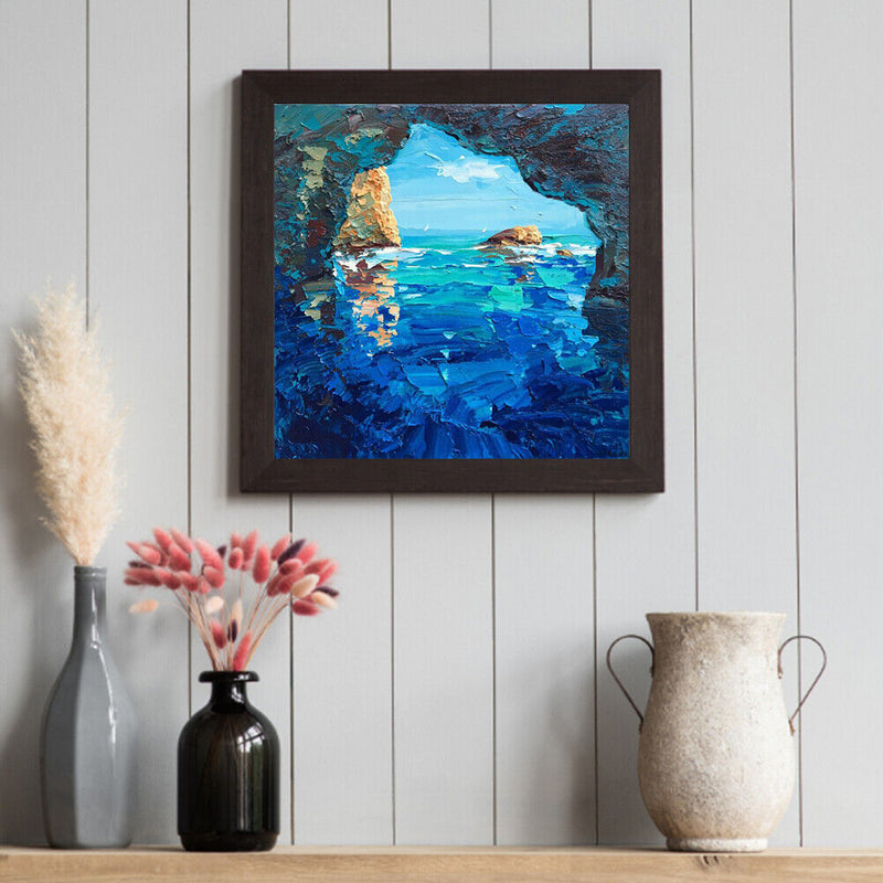 5D DIY Diamond Painting Kits Full Round Drill Oil Paint Sea Mosaic Picture