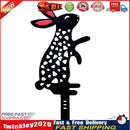 Acrylic Hollow Easter Bunny Ornaments Backyard Lawn Stake Yard Decor (C) Newly