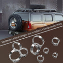 80pcs/Lot 304 Stainless Steel Single Ear Hose Clamps 7-21mm Assortment Kit