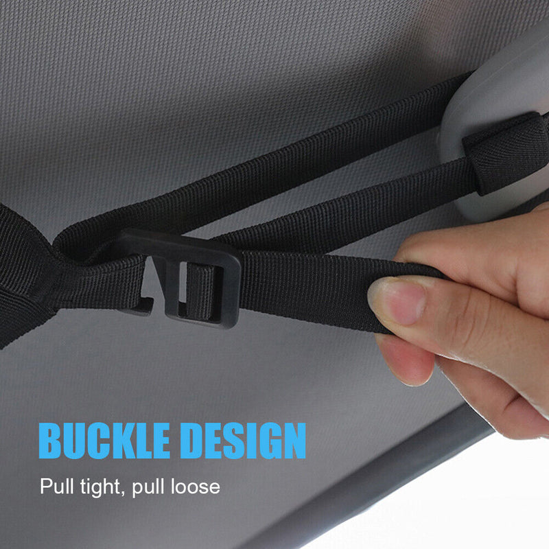 Car Ceiling Storage Net Pocket 8kg Capacity Travel Organizer Auto Accessories