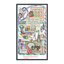 Cross Stitch Picture Cartoon Embroidery On Canvas Craft Home Decor Wall Gift