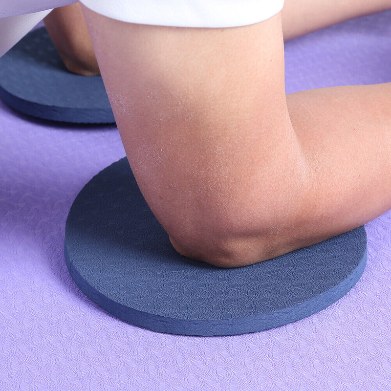 1 Pair Plank Workout Round Knee Pad Fitness Push-ups Protective Anti-slip Mat