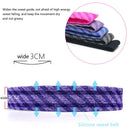 Elastic Sweatbands Women Men Running Sports Gym Fitness Head Warp (Purple)
