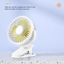 #A Portable USB Clip-On Desktop Fan Portable Office Household Travel Air Cooler