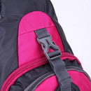 Chest Bag Outdoor Sport Travel Shoulder Sling Backpack Pouch(Rose Red)
