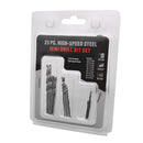 25pcs Micro Twist Drill Bits Combination Set 0.5-3mm HSS PCB Drilling Bits Newly