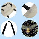 Bee Printed Shoulder Shopping Bag Casual Large Tote Handbag (40*40cm) B