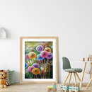 Full Cross Stitch Paint 11CT Stamped Dazzling Picture Embroidery Wall Ornamen