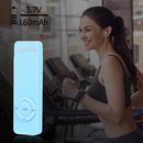 MP3 Player Strip Lossless Sound Support 64GB TF Card Media Players (Blue)