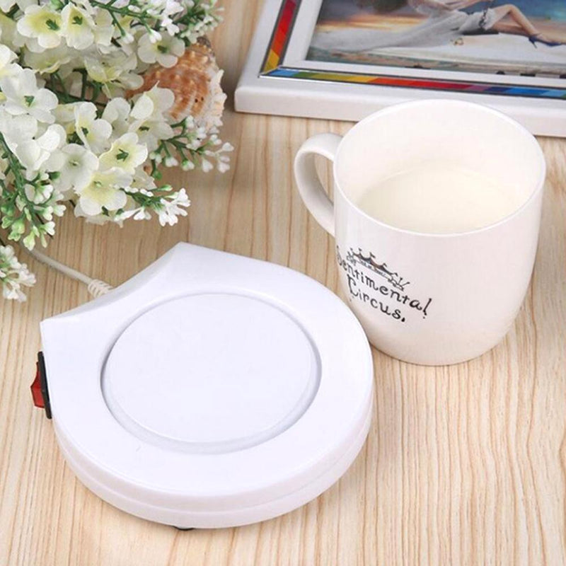 220V Electric Coffee Mug Insulation Coaster Winter Automatic Mug Warmer Pad