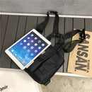 Fashion Women Chest Shoulder Bag Hip Hop Multi-pocket Pouch Oxford Street Packs