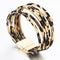 Wristband Magnetic Clasp Bracelet Bracelets & Bangles Leopard Leather Bangle