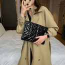 Women Fashion PU Leather Solid Color Clutch Business Female Large Satchel Bag