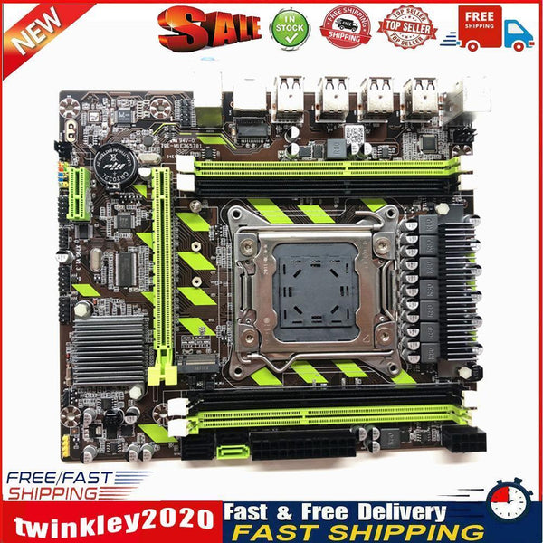 X79G Motherboard LGA 2011 SATA 3.0 M.2 Slot for Xeon E5 Core i7 Computer Newly