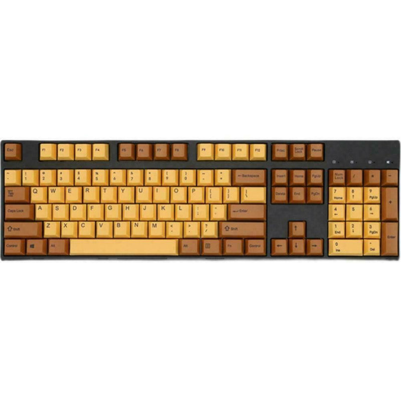 Mechanical Keyboard Keycaps, Brown, Gaming Dye-sublimation Keycap Hot Set U6Y0