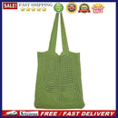 Women Hollow Knitted Shoulder Bag Simple Crochet Tote Designer Shopper Handbags