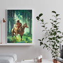 Indigenous On Horse Paint By Numbers DIY Frameless Picture On Canvas (X47)