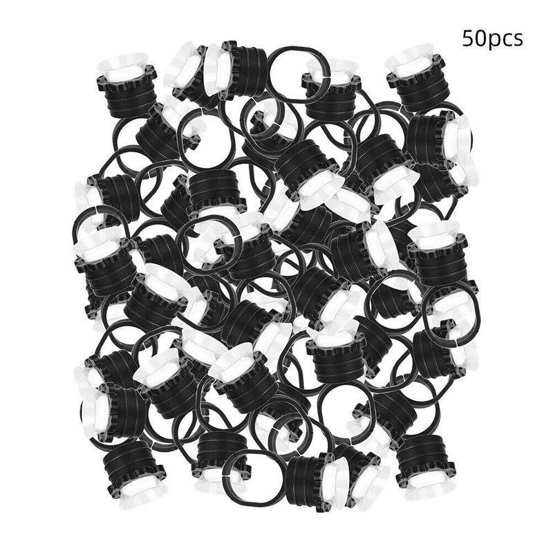 Tattoo Ring Cups Sponge Microblading Pigment Holder Tattoo Ink Cups(50pcs)