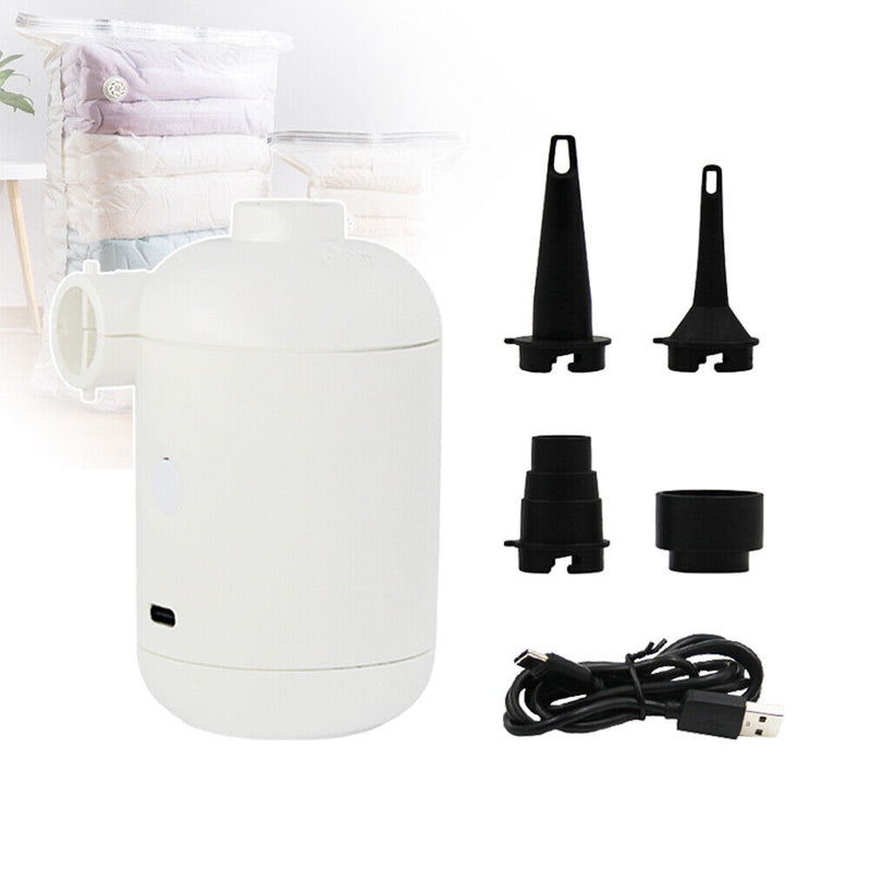 Portable Electric Inflatable Air Pump for Air Beds Ball Mattress Boat Sofa