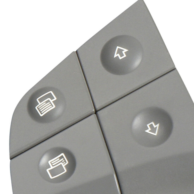 1 Pair 8 Keys Car Steering Wheel Switch Button for Benz B-Class (Grey)