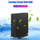Cooling Fan Vertical Stand Charging Dock USB 3 Hub for Sony Playstation 4 Pro