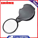 Handheld 5X Pocket Magnifier Foldable Reading Magnifying Glass with Letter Cover
