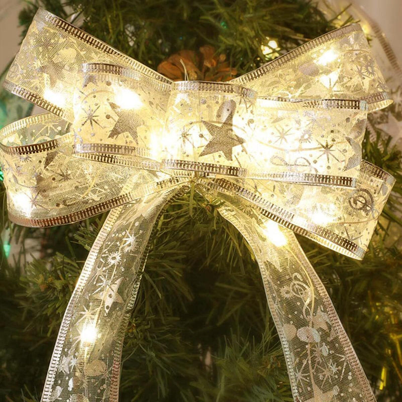 5M 100 LED Ribbon Fairy String Lights Gift Wrap Christmas Tree Party Decoration`