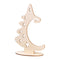 Xmas Tree Christmas Ornaments Christmas Tree Crafts Wood Slices with Stand